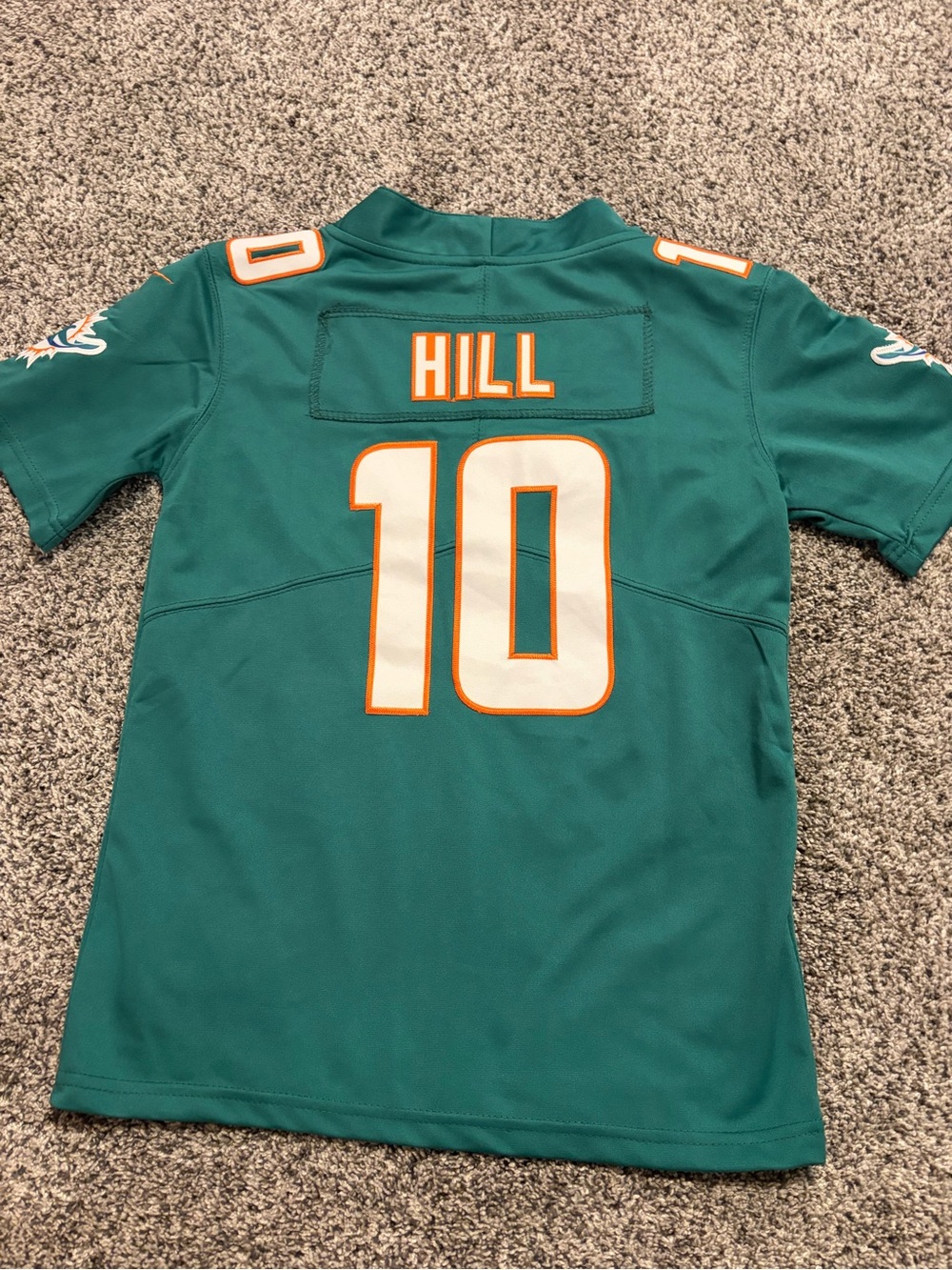 Youth Boys Nike Tyreek Hill jersey size Small S Miami Dolphins